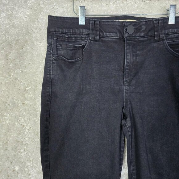 Democracy Jeans Womens 14 Black Skinny Ab Technology Stretch Denim Everyday Fit - Picture 3 of 14